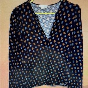 Floral Black Women’s Blouse
